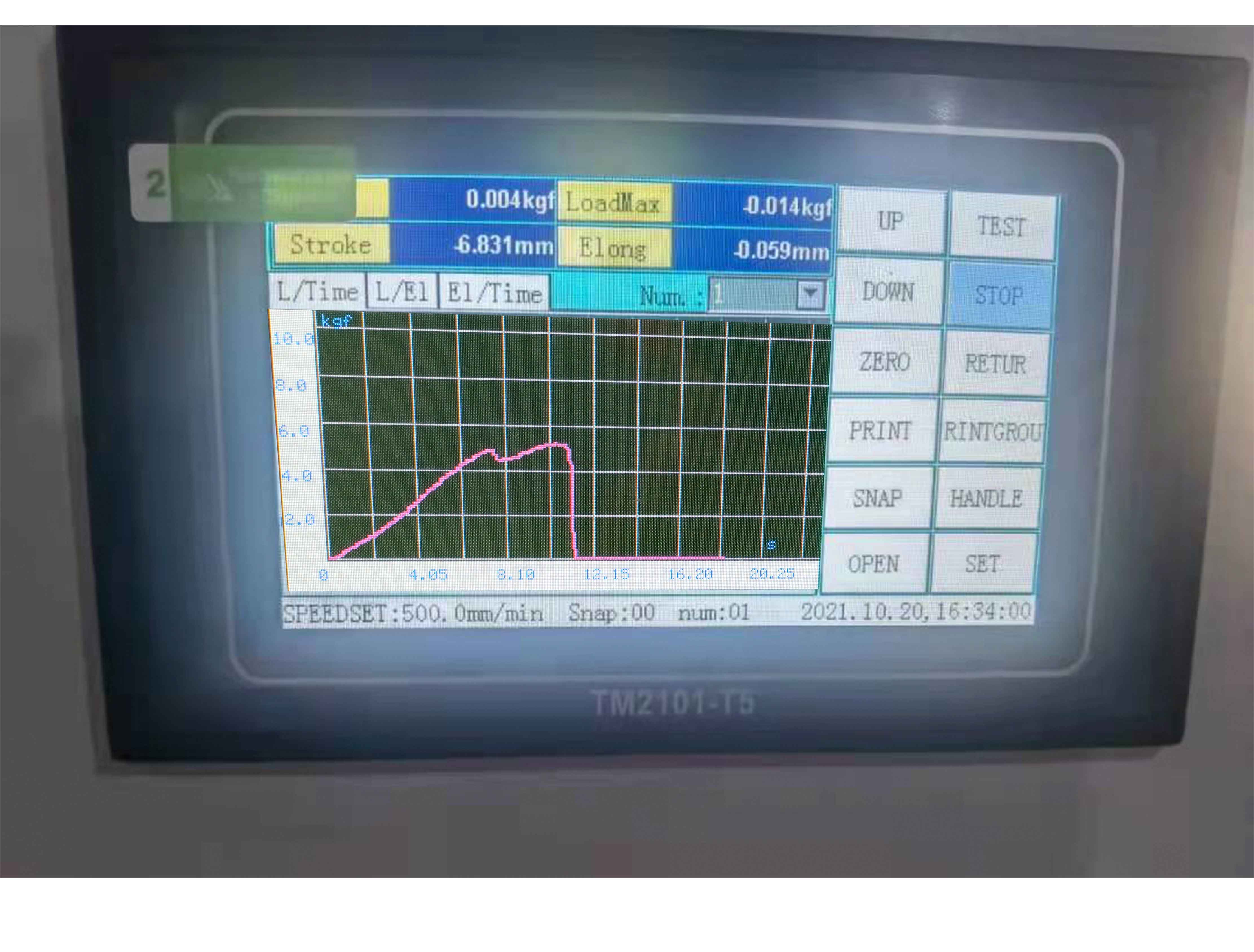 ESAY vận hành máy kiểm tra độ bền kéo bằng da chất lượng cao điện tử